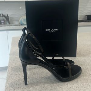 Saint Laurent heels YSL Black